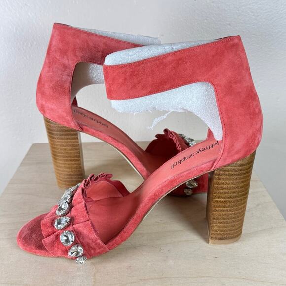 NWOB Jeffery Campbell Ruffled Purdy Heels Anthropologie Wedding Formal Size 8 - Picture 6 of 8